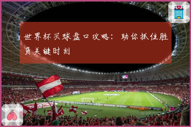 世界杯买球盘口攻略：助你抓住胜负关键时刻